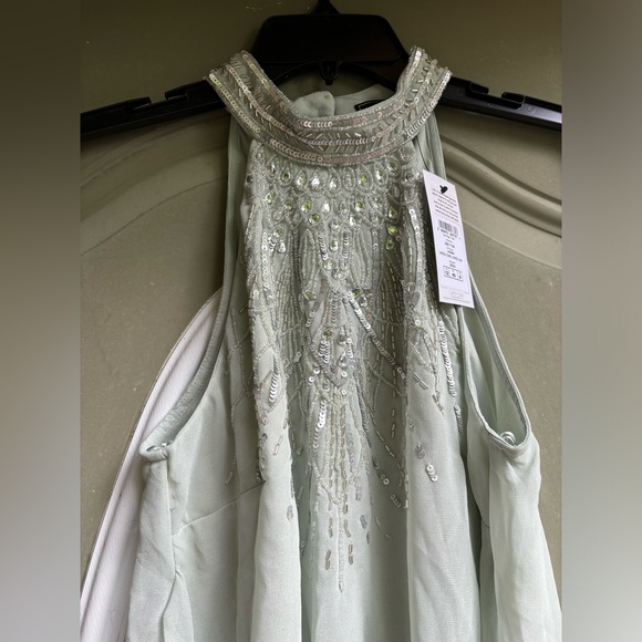 NWT Lipsy London Hand Beaded Choker Dress US 8 - Picture 3 of 8